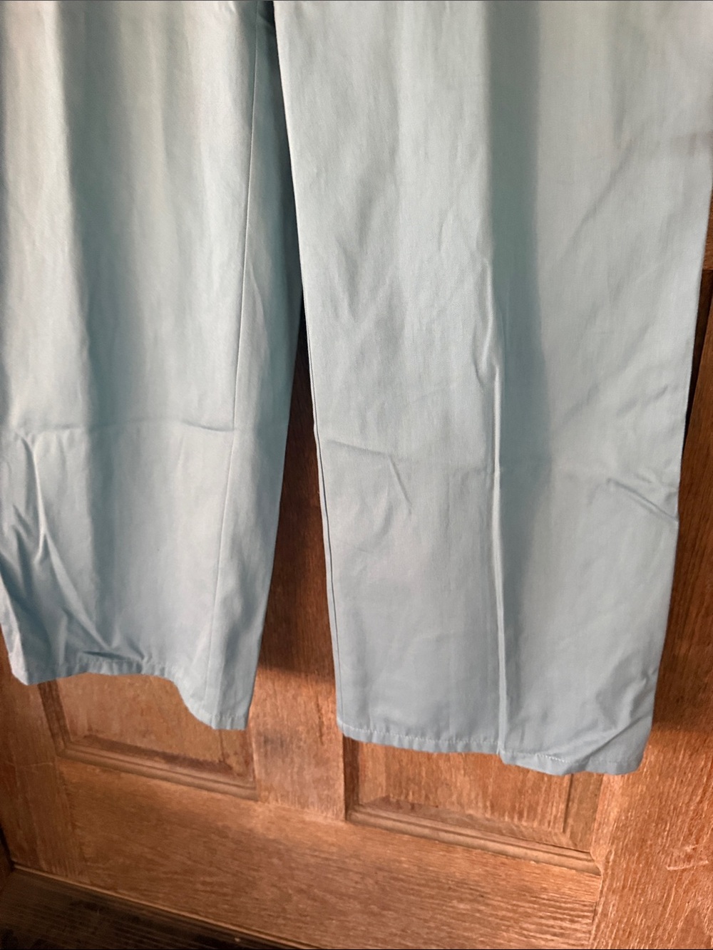 Lafayette 148 New York Light Blue Wide-Leg Chinos - Picture 3 of 10